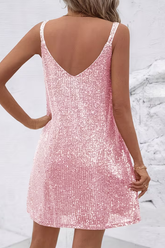 Gleaming Sequined Cocktail Dress