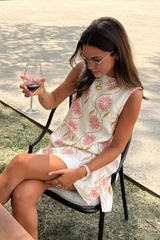Sleeveless A-Line Summer Midi Dress