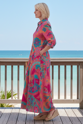 Printed Midi Dress