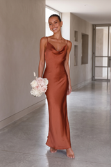 Elegant Spaghetti Strap Evening Dress