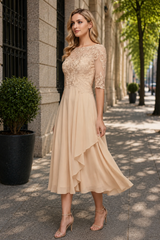 High Waist Flared Midi Dress