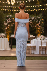 Elegant Off-Shoulder Maxi Dress