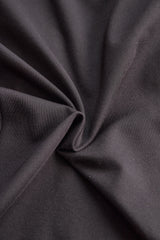 Stylish Plain One-Shoulder Gown with Metallic Pleated