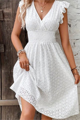 Chic Jacquard Strapless Midi Dress