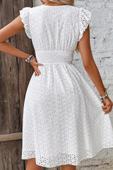 Chic Jacquard Strapless Midi Dress