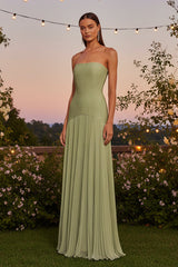 Graceful Front Slit Maxi Dress