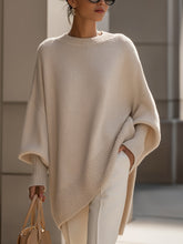 Oversized Knit Poncho Sweater