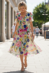 Wrap Midi Dress for Weddings & Special Occasions
