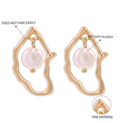 Irregular Pearl Earrings