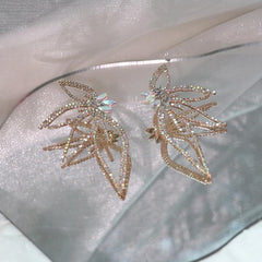 Hollow Butterfly Wing Earrings