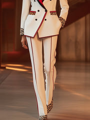 24-Hour-Shipping Comfortable Pants With Red Stripe Design