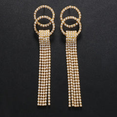 Hoop Tassel Earrings