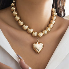 Stylish Large Bead Clavicle Chain - Aurahers - Aura Her's LLC
