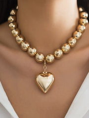 Stylish Large Bead Clavicle Chain - Aurahers - Aura Her's LLC