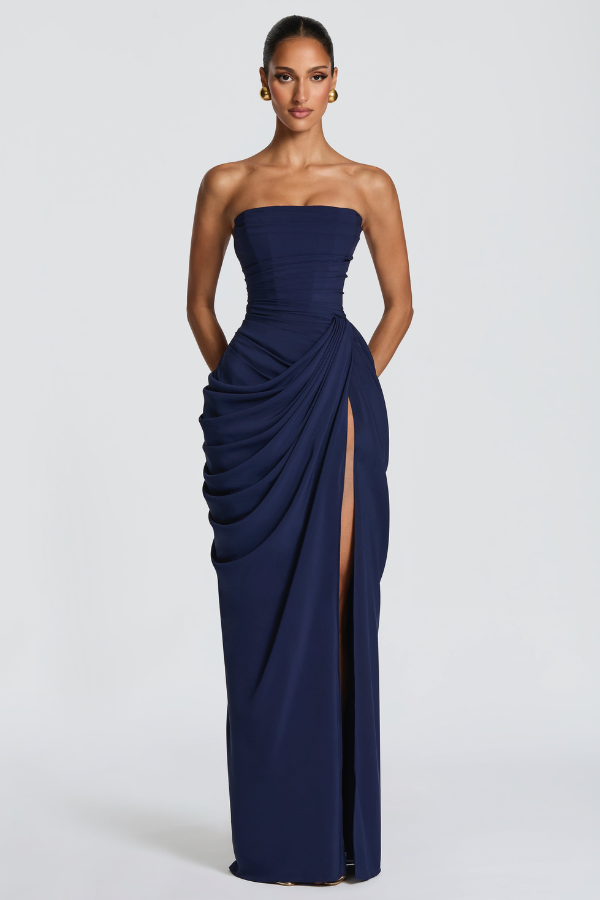 Elegant Flowing Maxi Occasion Dress