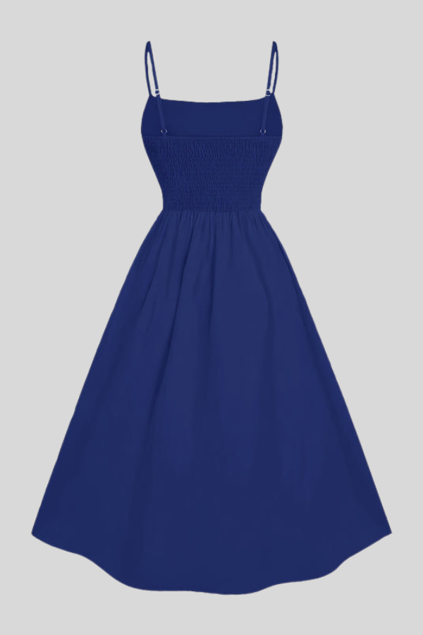 Feminine Pleated Midi Dresses Elegant