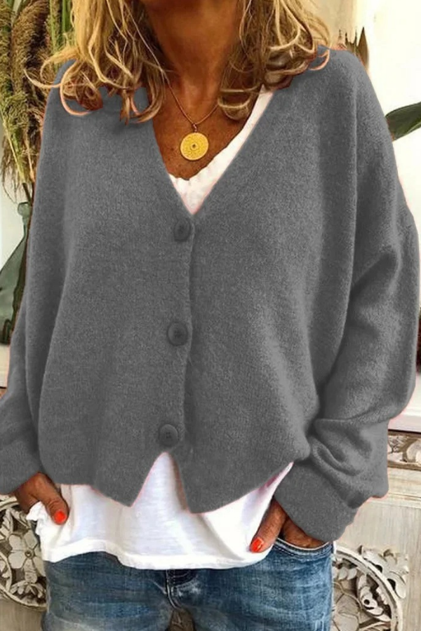 Cozy Button Cardigan