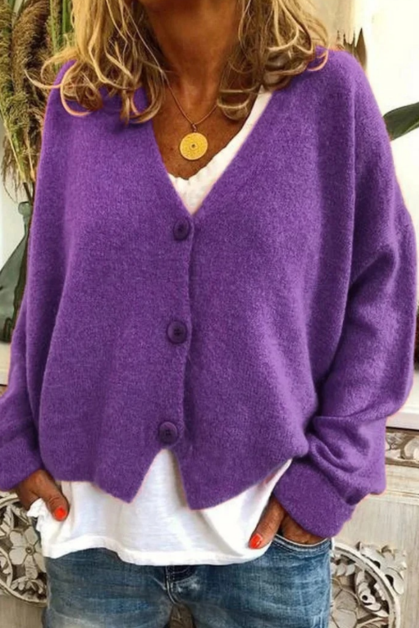 Cozy Button Cardigan