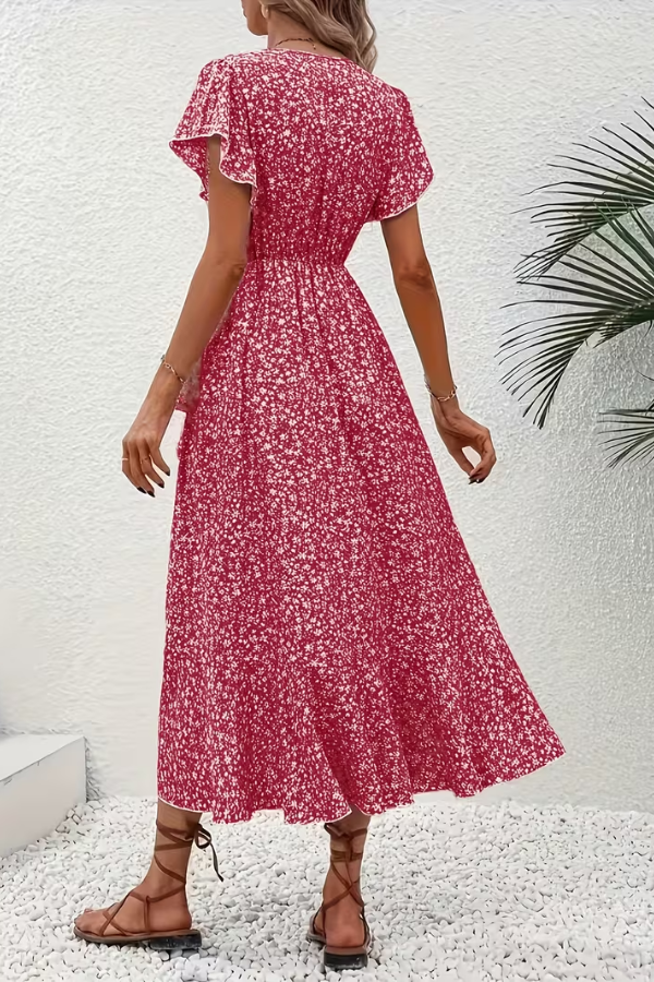 Chic Dress Silhouette Vneck