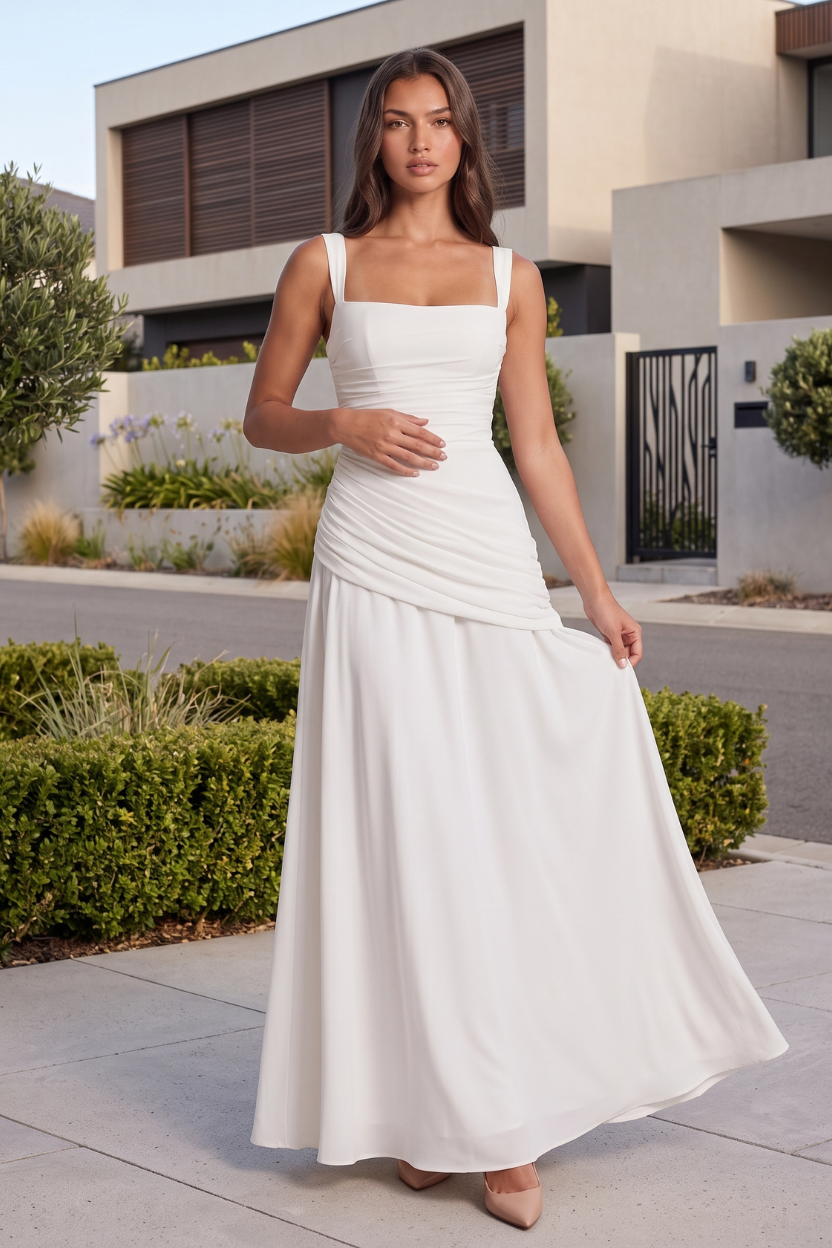 Elegant Flowing Serena Maxi Dress