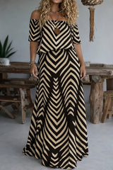 Bohemian Halter Neck Keyhole Maxi Dresses
