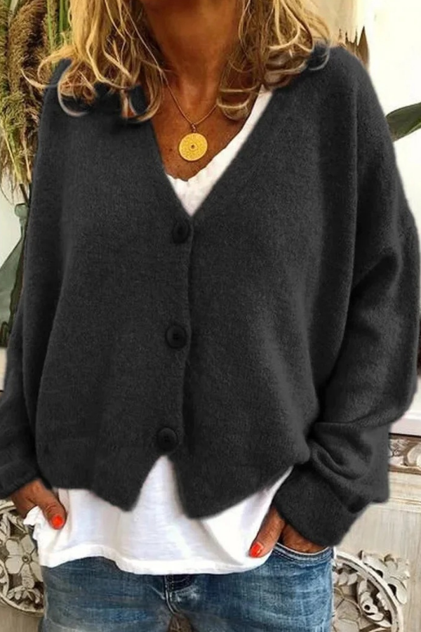 Cozy Button Cardigan
