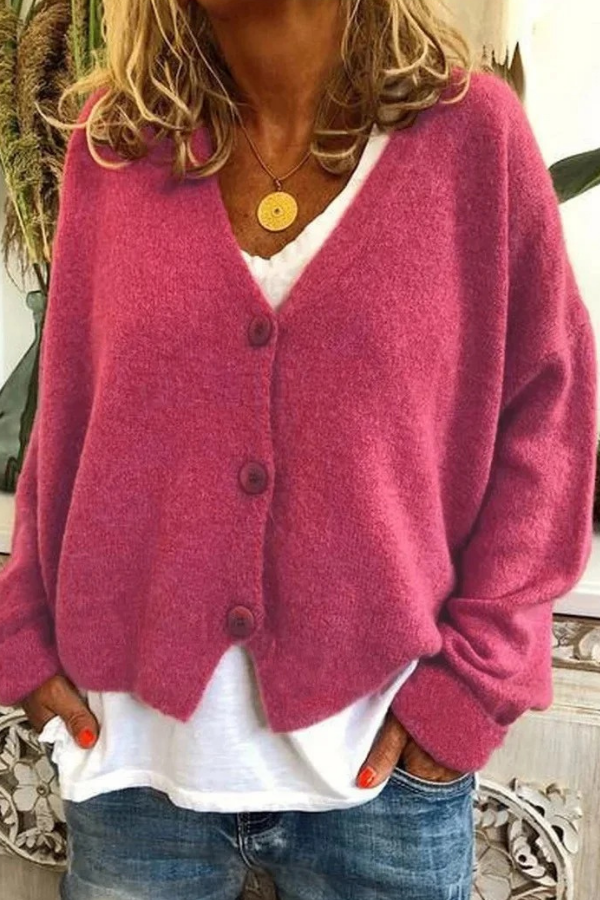 Cozy Button Cardigan