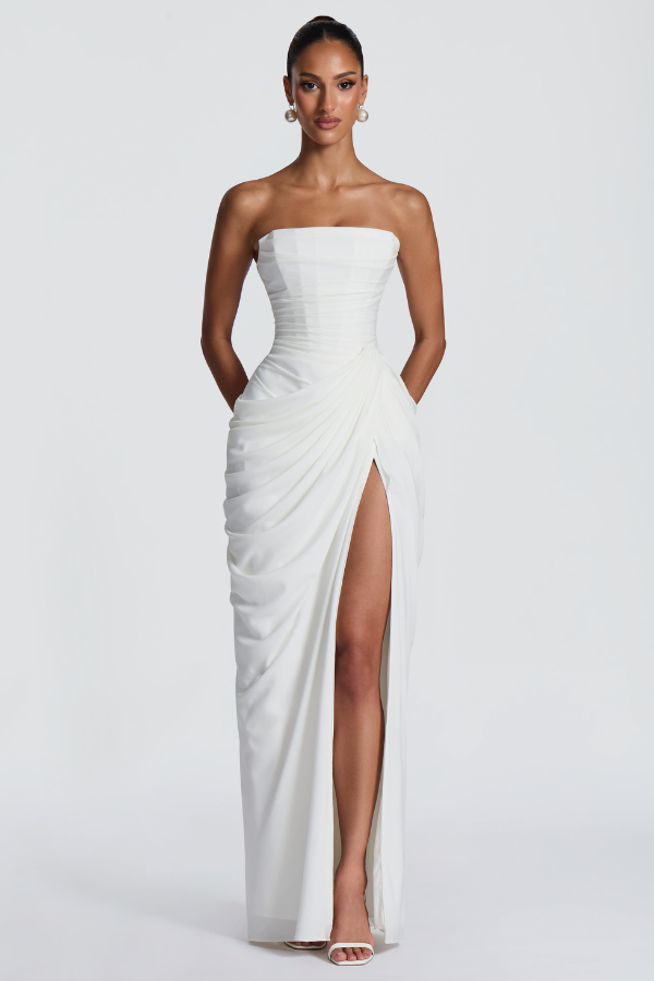 Elegant Flowing Maxi Occasion Dress
