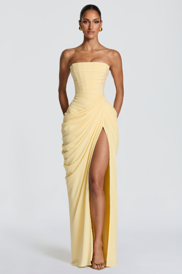 Elegant Flowing Maxi Occasion Dress