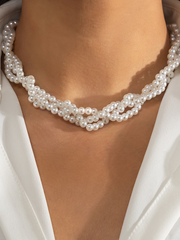 Multi-Layered Pearl Necklace