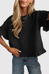 Ruffle Sleeve Detailed Top