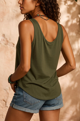 Lightweight V Neck Summer Top