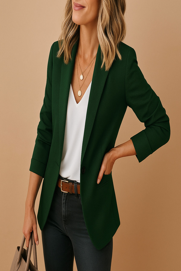 Tailored Long Sleeve Blazer