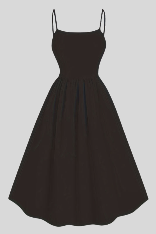Feminine Pleated Midi Dresses Elegant