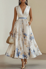 Floral Long Sleeve Maxi Dress