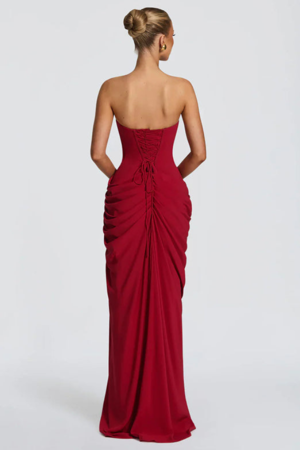 Elegant Flowing Maxi Occasion Dress