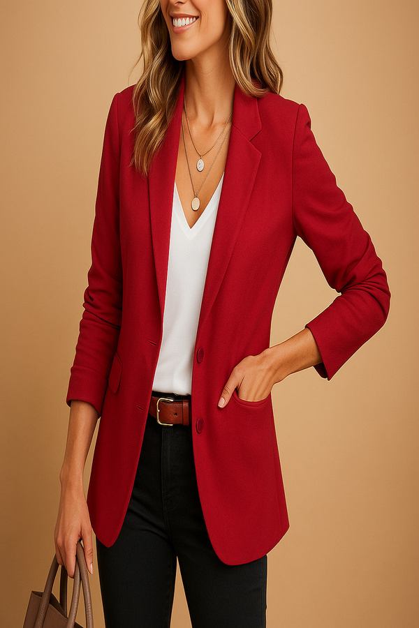 Tailored Long Sleeve Blazer