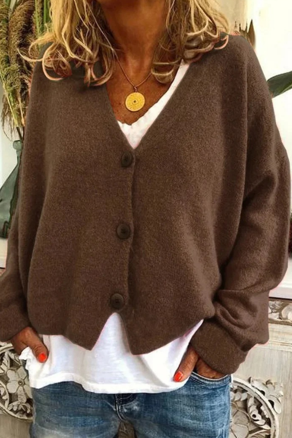Cozy Button Cardigan