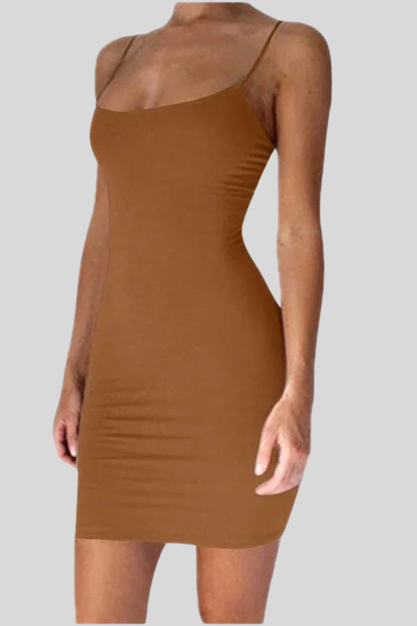 Sleek Pleated Halter Neck Midi Dresses