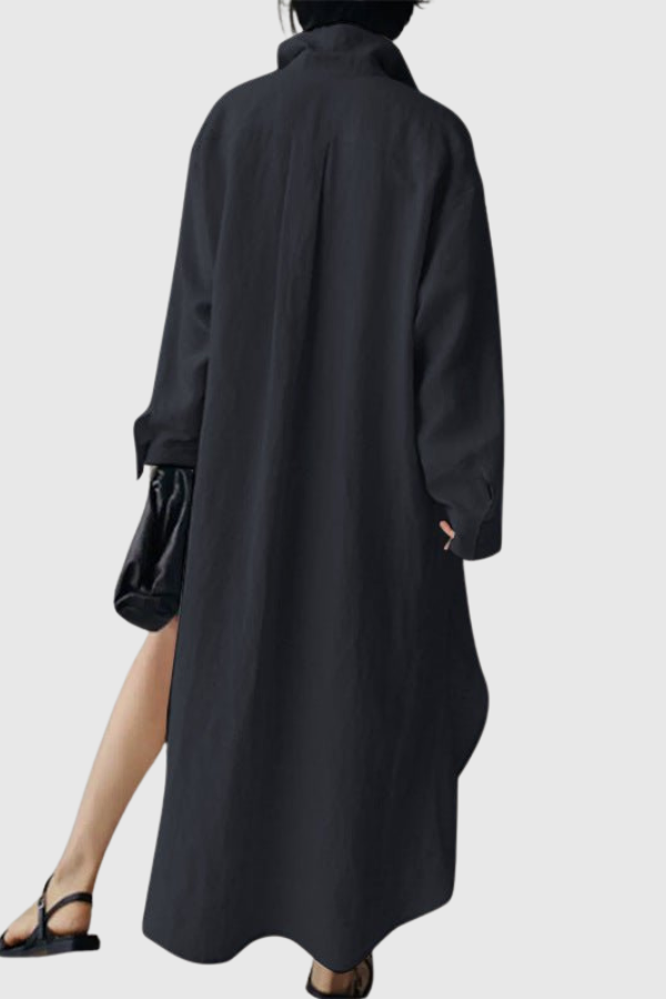 Oversized Relaxed Fit Shirt Dress