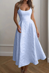 Chic Halter Neck Keyhole Maxi Dresses