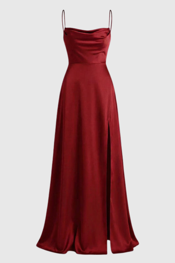 Elegant Side Slit Maxi Dress