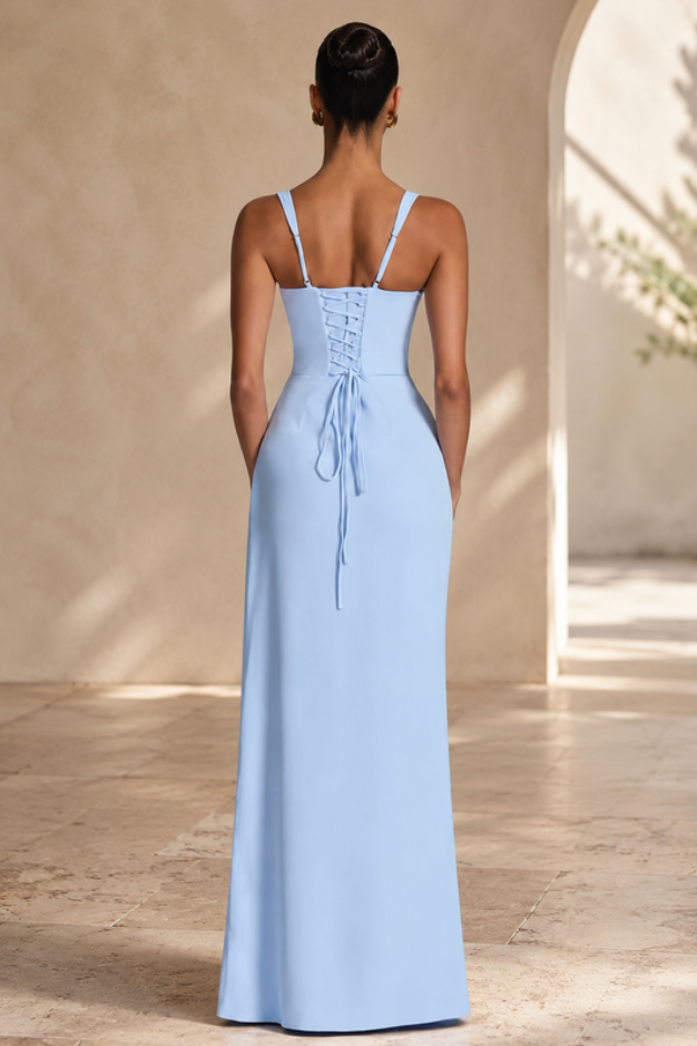 Graceful Flowing Maxi Evening Dress