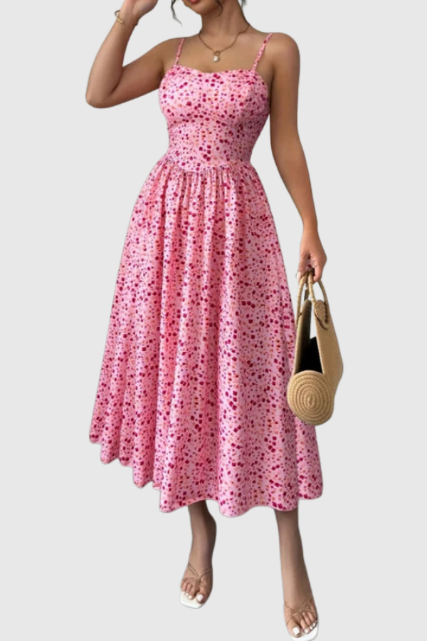Breezy Halter Neck Keyhole Maxi Dresses