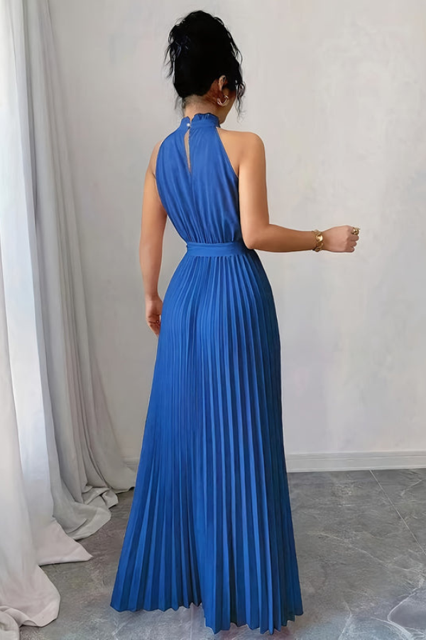 Graceful Pleated Midi Dresses Feminine