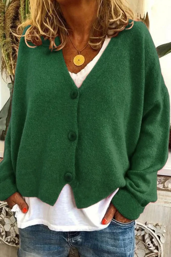 Cozy Button Cardigan