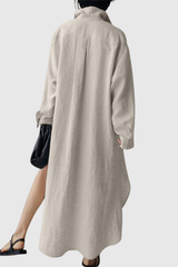 Oversized Relaxed Fit Shirt Dress