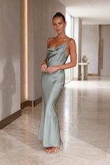 Elegant Spaghetti Strap Evening Dress