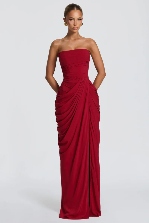 Elegant Flowing Maxi Occasion Dress