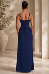 Graceful Flowing Maxi Evening Dress